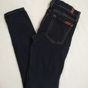 7 for all mankind the skinny jeans size 25